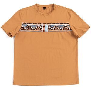 Shein Performance Stretch Mens Aztec Southwestern Graphic T Shirt Size‎ Large
